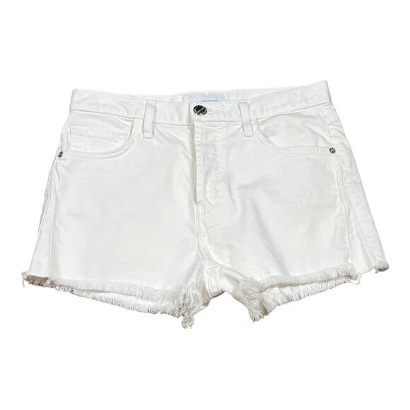 Current/Elliott Ultra High Waist Short in Sugar White - Picture 3 of 5